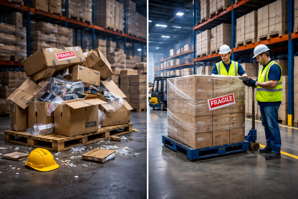 Reducing Cargo Damage Through Professional Handling and Storage Practices