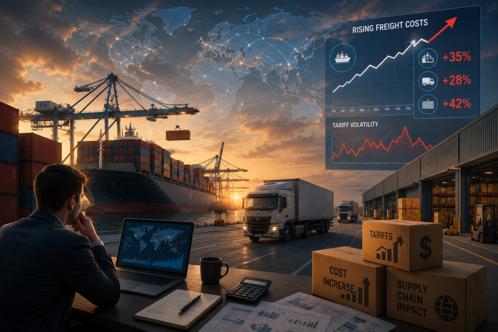 How Rising Freight Costs and Tariff Volatility Are Forcing Businesses to Rethink Their Logistics Operations